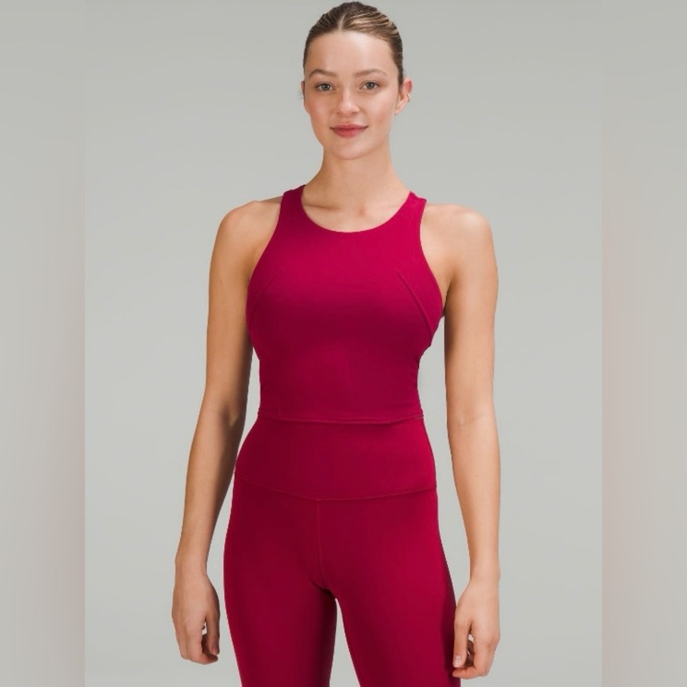 Lululemon Pomegranate Wunder Train Racerback Tank Top Wmn Size 0